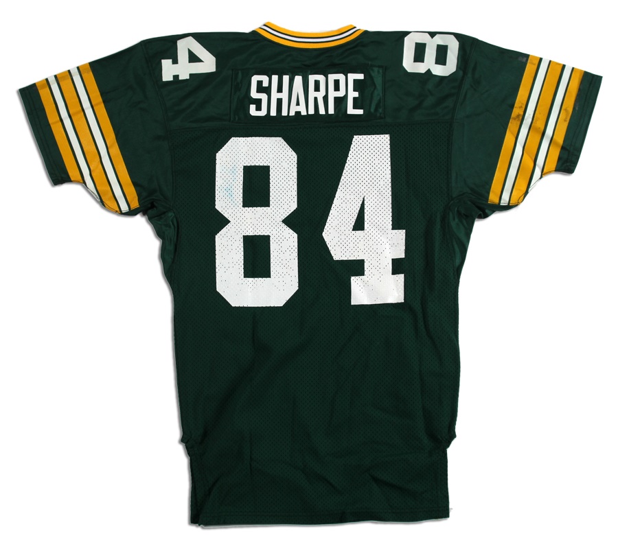 Football - 1980s Sterling Sharpe Green Bay Packers Game Worn Jersey