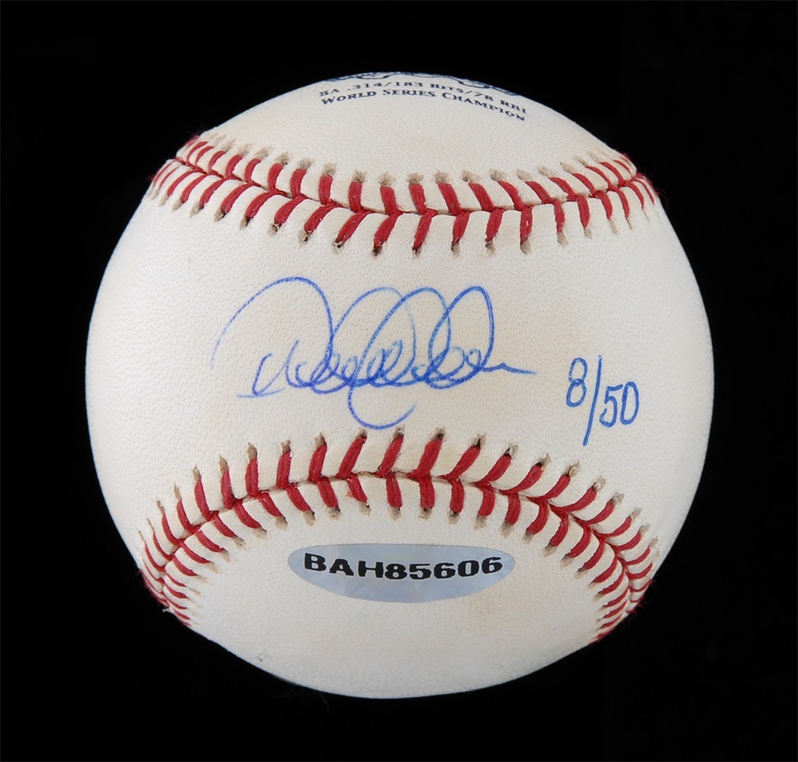 - Derek Jeter Single Signed Limited Edition Baseball