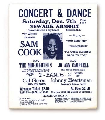 1963 Sam Cooke Handbill