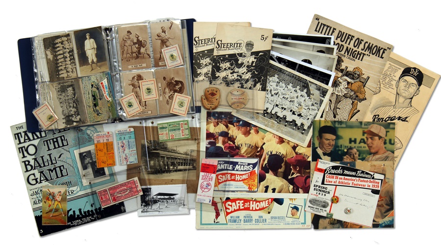 Baseball Memorabilia - Baseball Epherema Collection