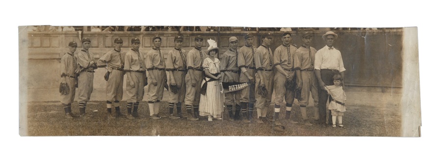 Circa 1905 Pittsburgh Pirates Panoramic Photo