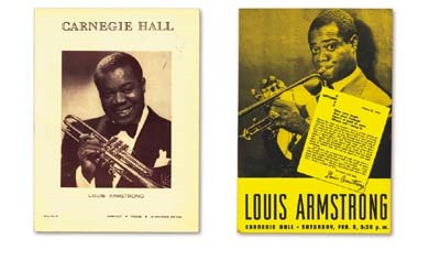 Handbills - 1947 Louis Armstrong Handbill and Program (2)