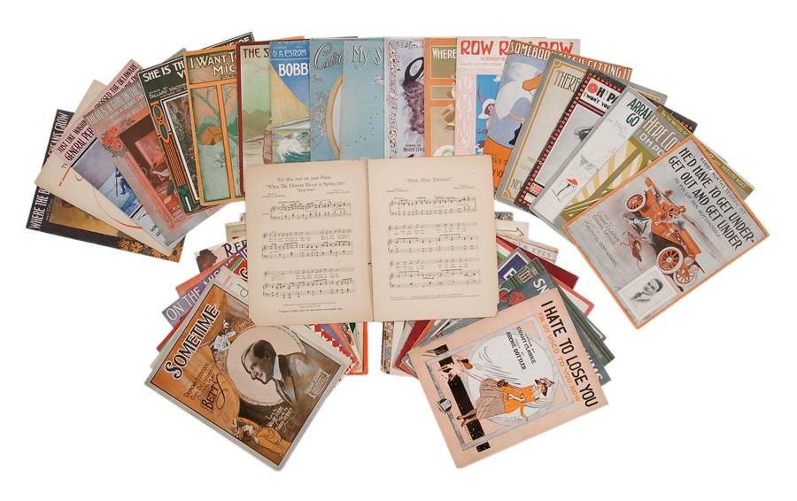 Rock And Pop Culture - Pre-World War I Sheet Music Collection (50)
