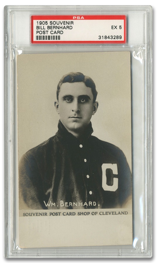 Sports and Non Sports Cards - 1905 Wm. Bernhard Souvenir Post Card Shop of Cleveland (PSA 5, Highest Graded)