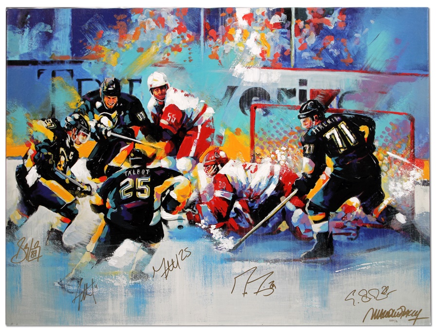 - Malcom Farley Stanley Cup Print With Multiple Signatures