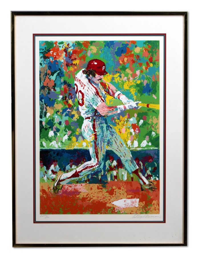 Baseball Memorabilia - LeRoy Neiman Original Mike Schmidt Serigraph