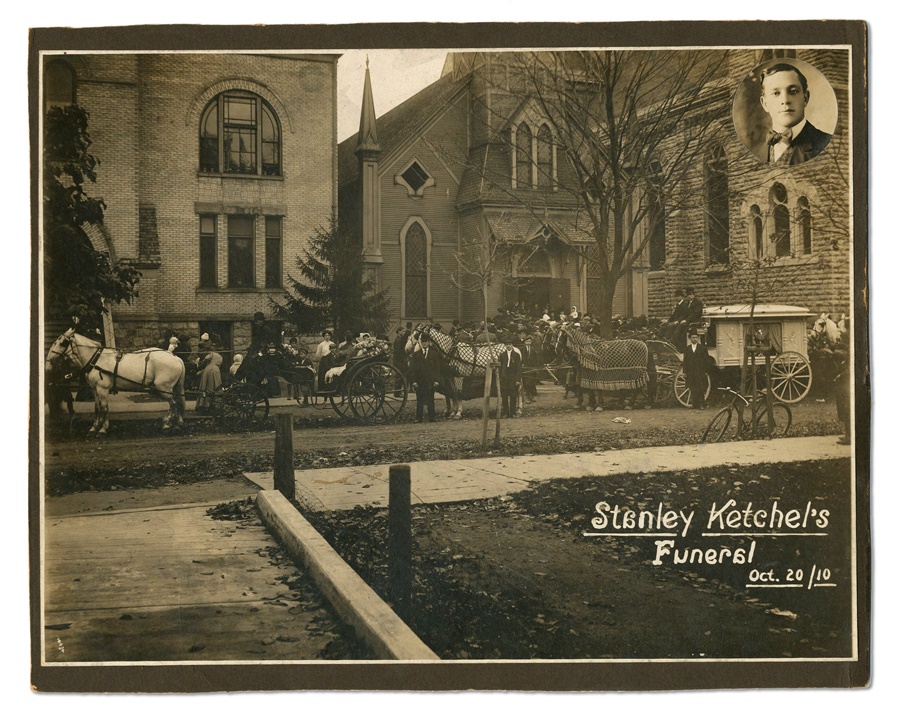 Muhammad Ali & Boxing - 1910 Stanley Ketchel Funeral Photograph