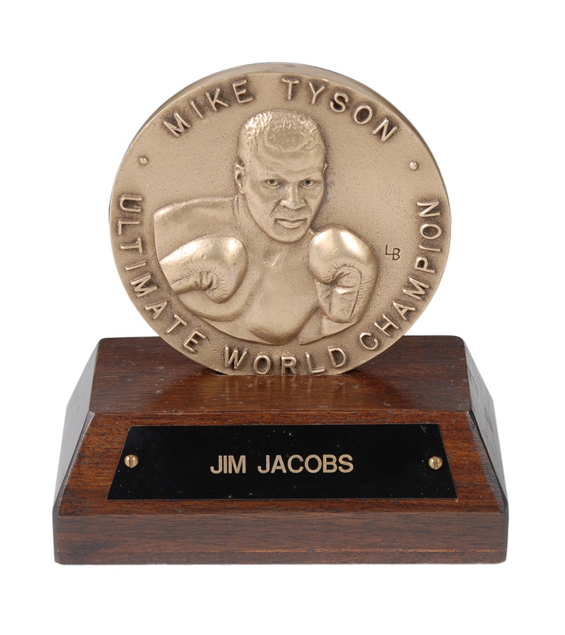 Mike Tyson Medal From Jim Jacobs' Desk