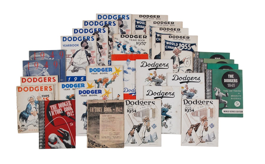 - Great Collection of Brooklyn Dodgers Yearbooks (23)