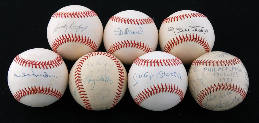 The Tommy Wittenberg Collection - Collection of Signed and Unsigned Baseballs