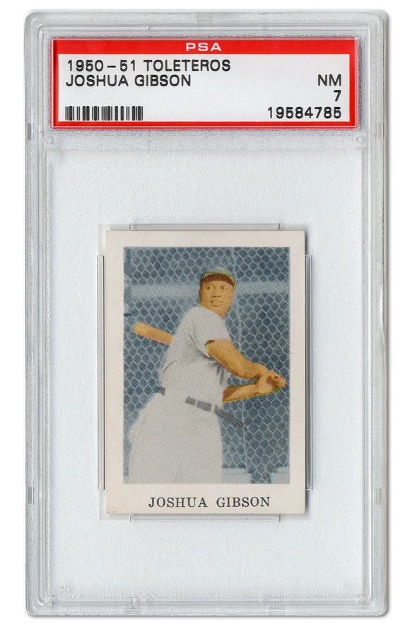 Sports and Non Sports Cards - 1950-51 Toleteros Joshua Gibson PSA 7 NM