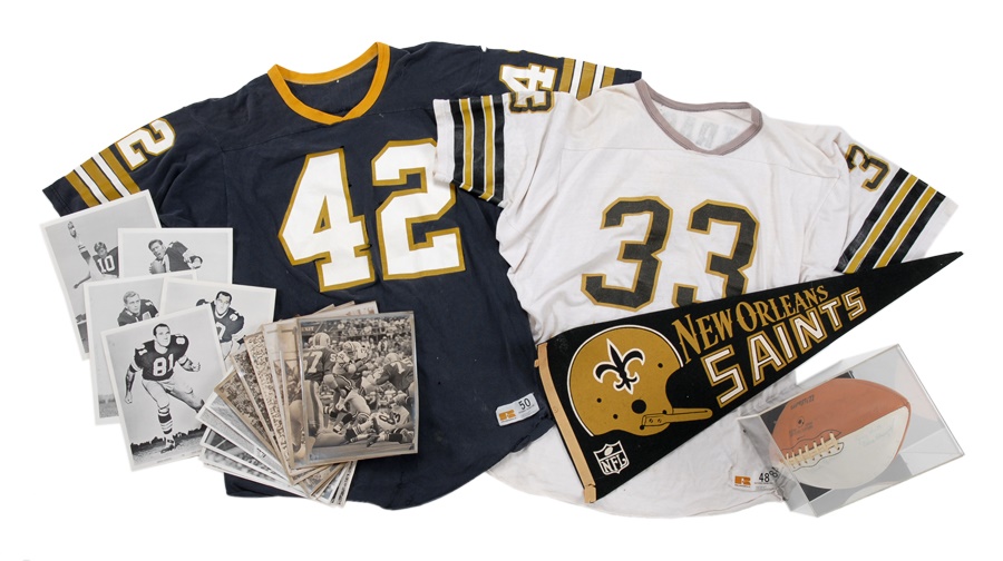 The Tommy Wittenberg Collection - Nice Collection of New Orleans Saints Memorabilia