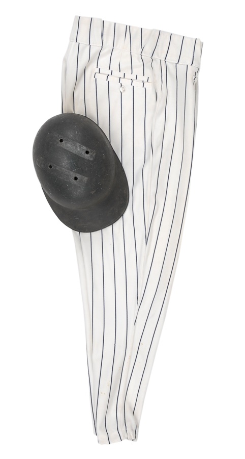 NY Yankees, Giants & Mets - Elston Howard New York Yankees Game Worn Helmet and Pants