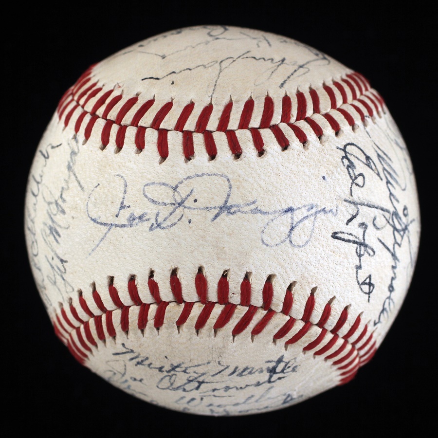 NY Yankees, Giants & Mets - 1951 New York Yankees World Champions Team Signed Baseball