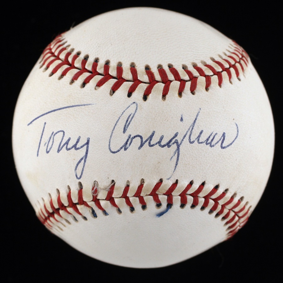 - Tony Conigliaro Single Signed Baseball