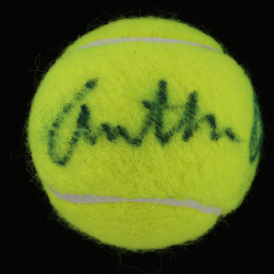 All Sports - Arthur Ashe Single Signed Tennis Ball