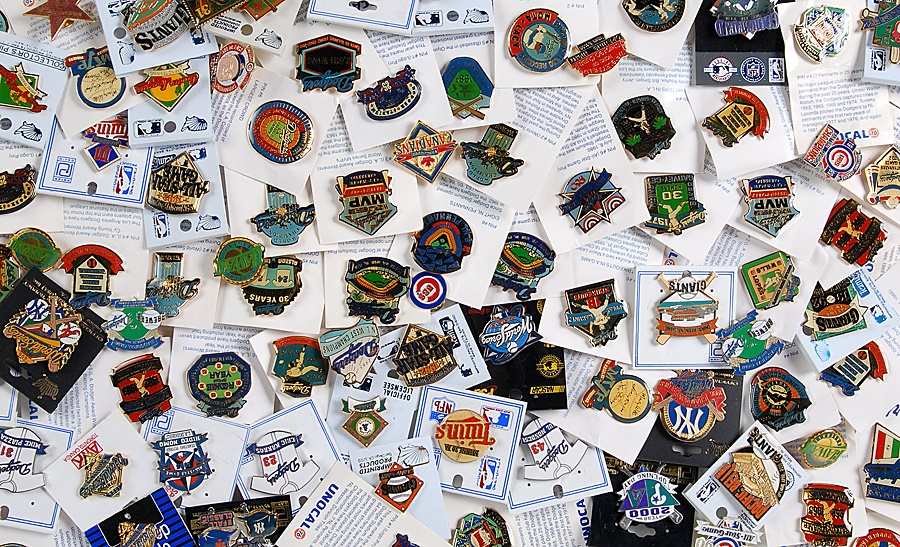 Baseball Memorabilia - Huge Collection of Contemporary Baseballs, Pins and More