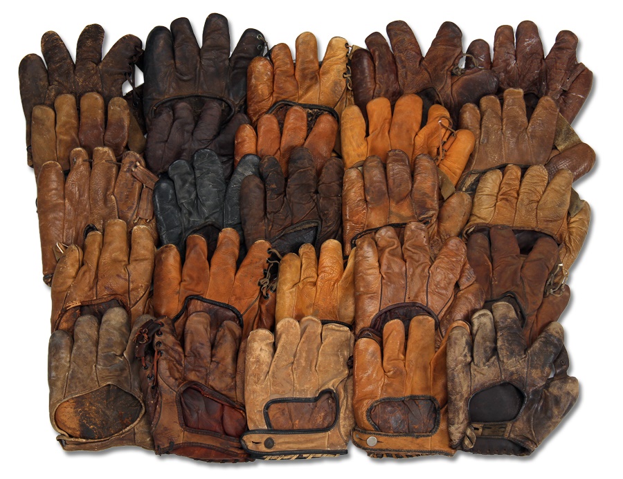 - 1910-30s Player Endorsed Baseball Gloves Including Johnson ( )