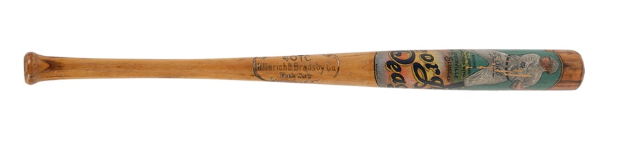 Baseball Memorabilia - Ty Cobb Decal Bat