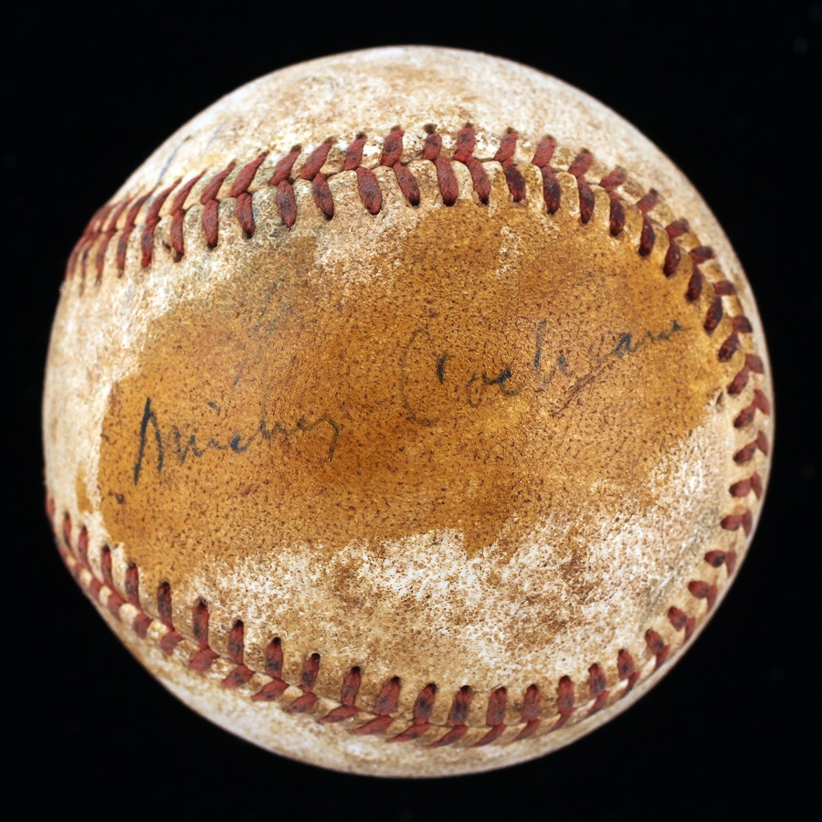 - Mickey Cochrane Single Signed Baseball