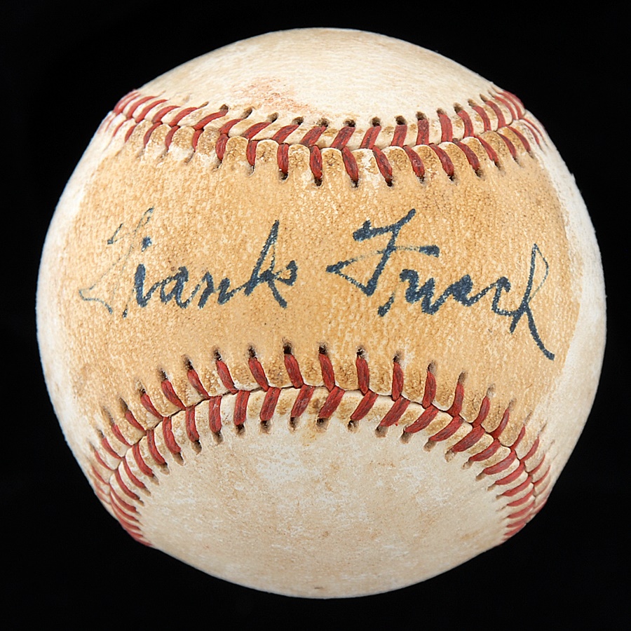 Baseball Autographs - Frank Frisch Single Signed Baseball