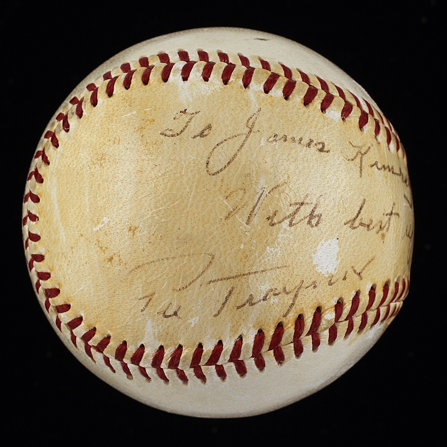 Baseball Autographs - Pie Traynor Single Signed Baseball