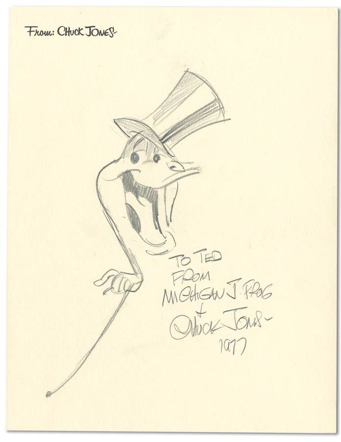 - Michigan J. Frog Original Art by Chuck Jones