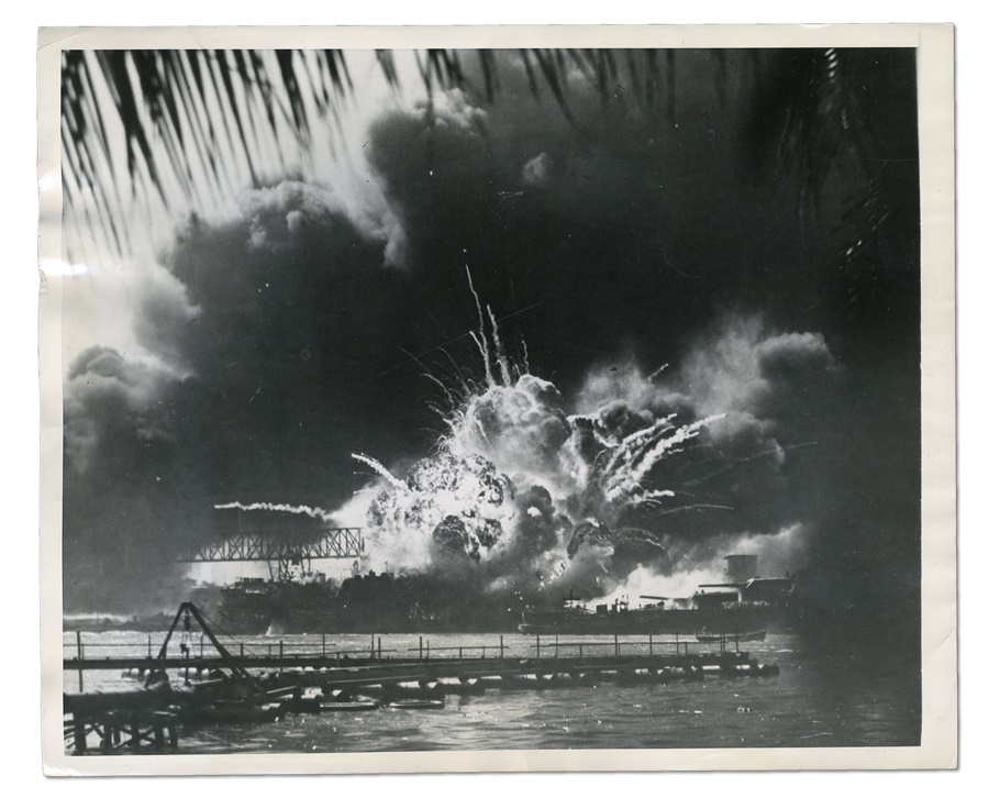 Historical - Pearl Harbor Explodes