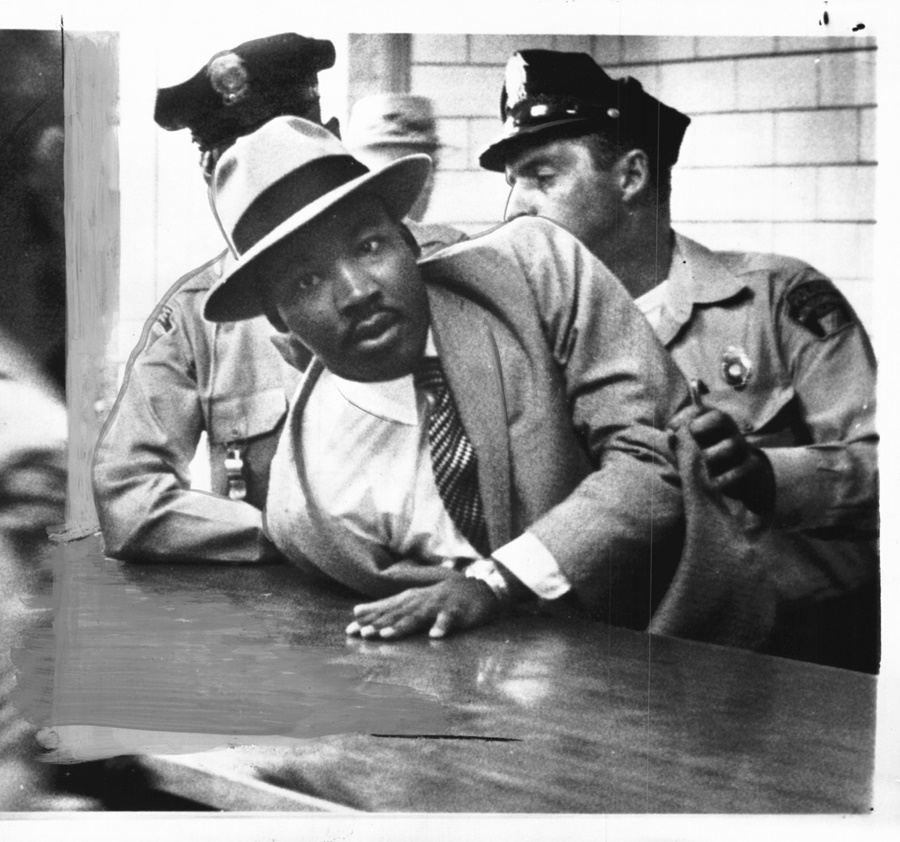 - MLK Arrested