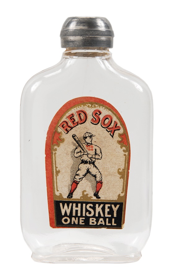 - 1910s Boston Red Sox Whiskey Bottle