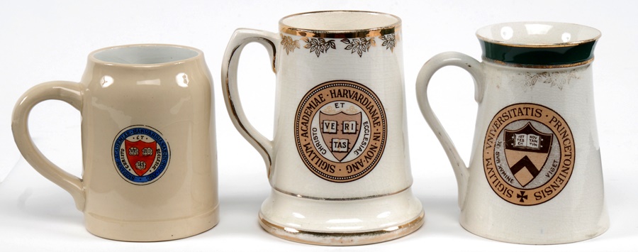 All Sports - Turn Of The Century Harvard & Princeton Sports Mugs (3)