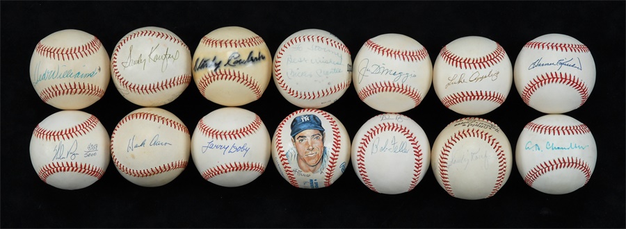 Baseball Autographs - Very Nice Collection of Single Signed Baseballs (71)