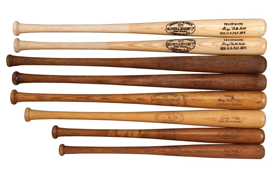 Babe Ruth & Lou Gehrig Endorsed Bats (8)