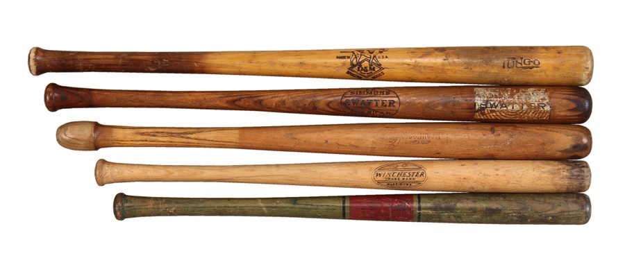 Vintage Baseball Bat Collection (5)