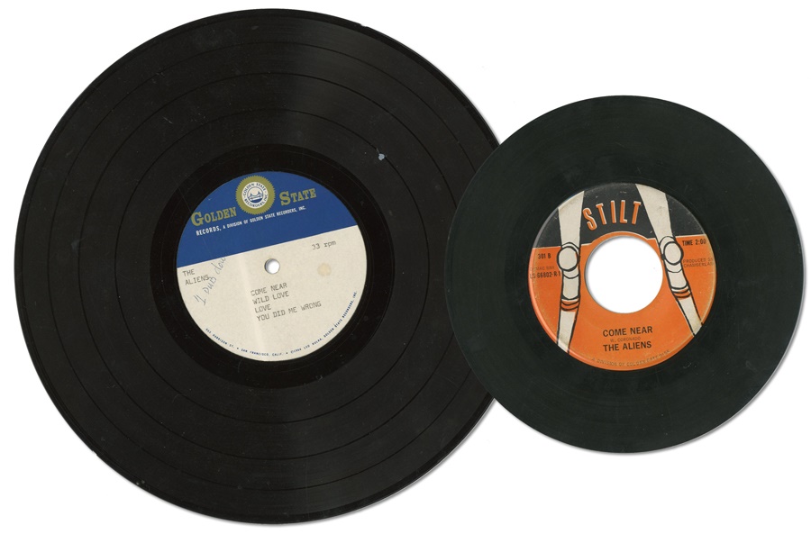 - 1966 Wilt Chamberlain Record Label Collection (4)