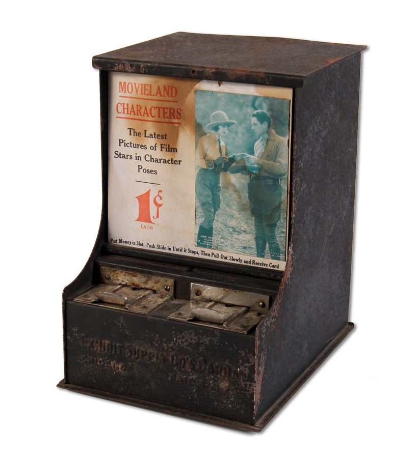 Sports and Non Sports Cards - 1920s Movieland Characters Exhibit Card Machine