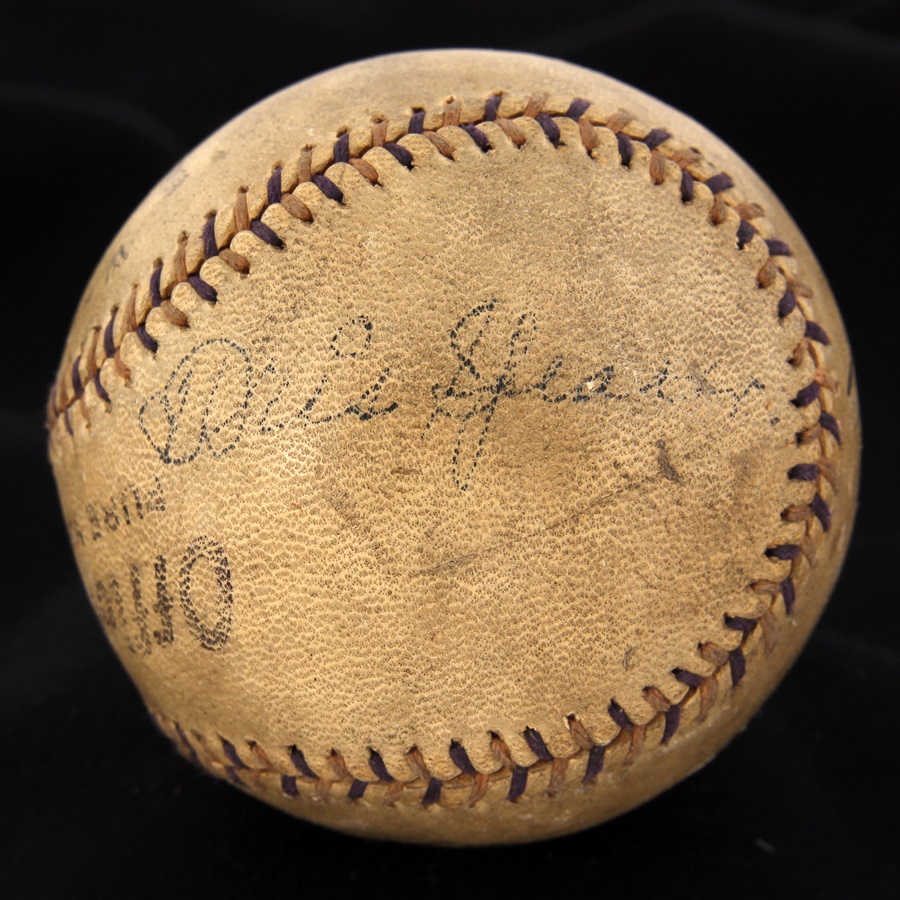 Baseball Autographs - 1920s Tris Speaker, Nick Altrock & Joe E. Brown Signed Baseball
