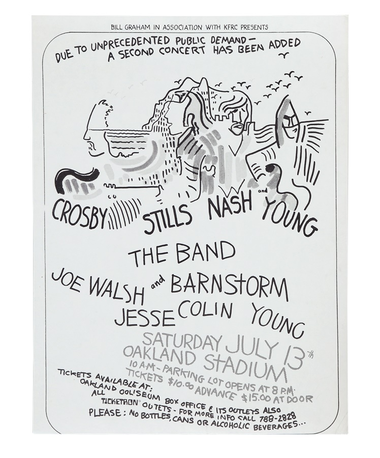 - Crosby, Stills, Nash & Young Concert Poster