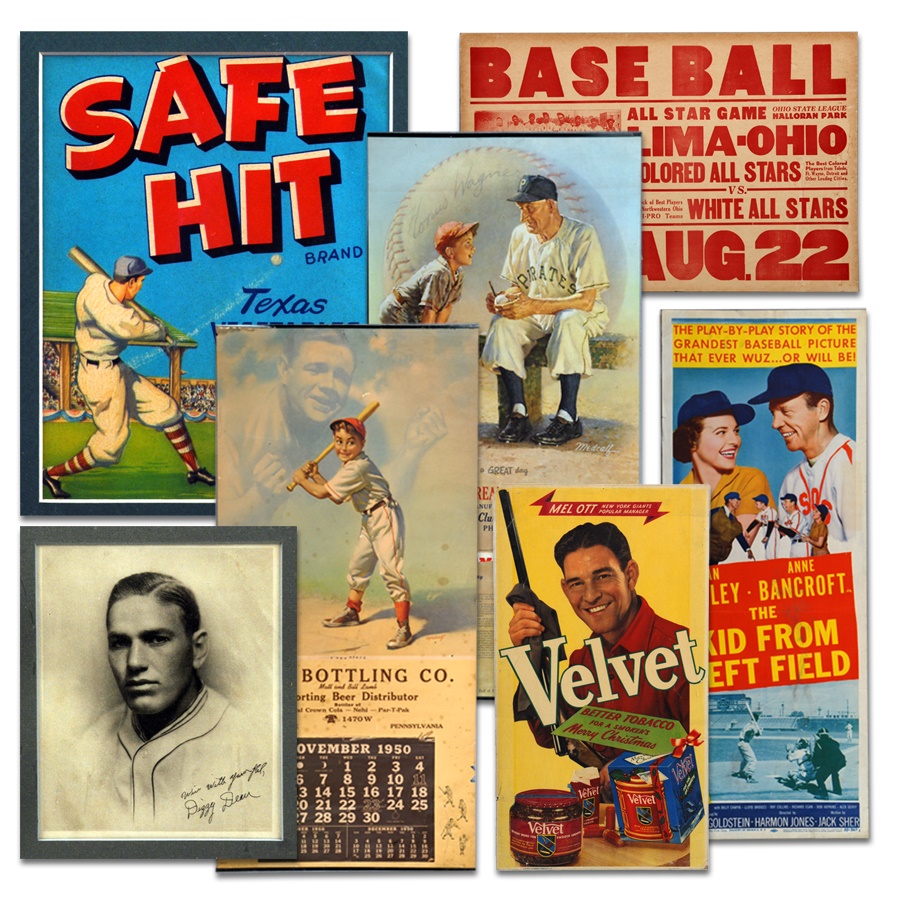 - Tremendous Vintage Baseball Advertsing Collection