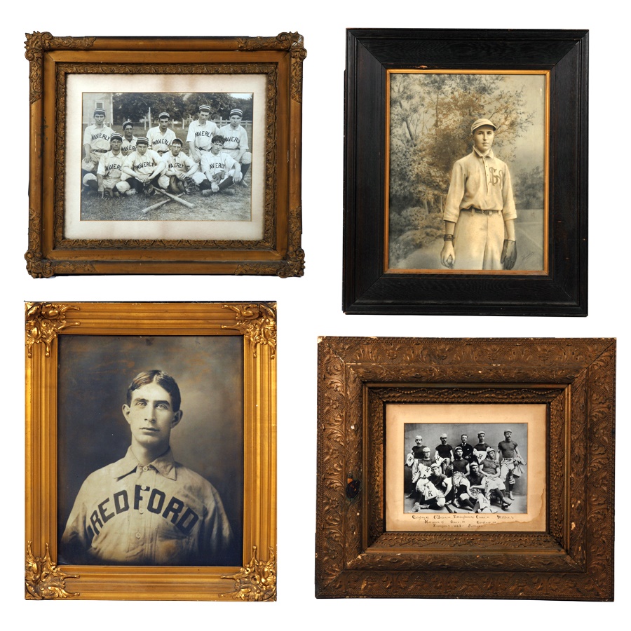 The Cooperstown Collection - Four Large Turn of the Century Baseball Photos (4)