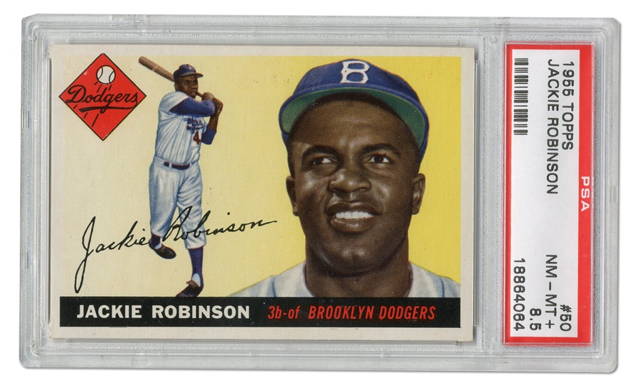 Sports and Non Sports Cards - 1955 Topps #50 Jackie Robinson PSA NM-MT+ 8.5