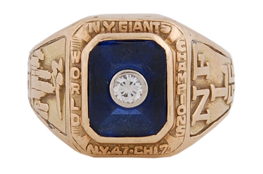 Football - 1956 Jim Katcavage New York Giants World Giants World Championship Ring
