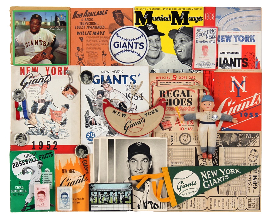 - New York Giants Sports Memorabilia Collection