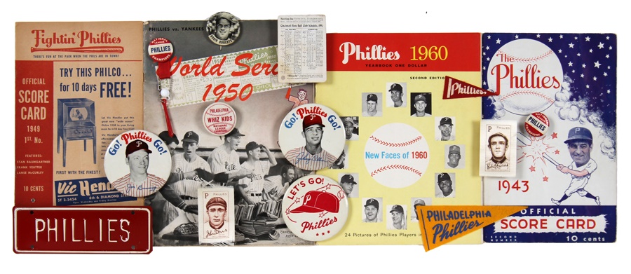 The Cooperstown Collection - Philadelphia Phillies Memorabilia Collection (100+)