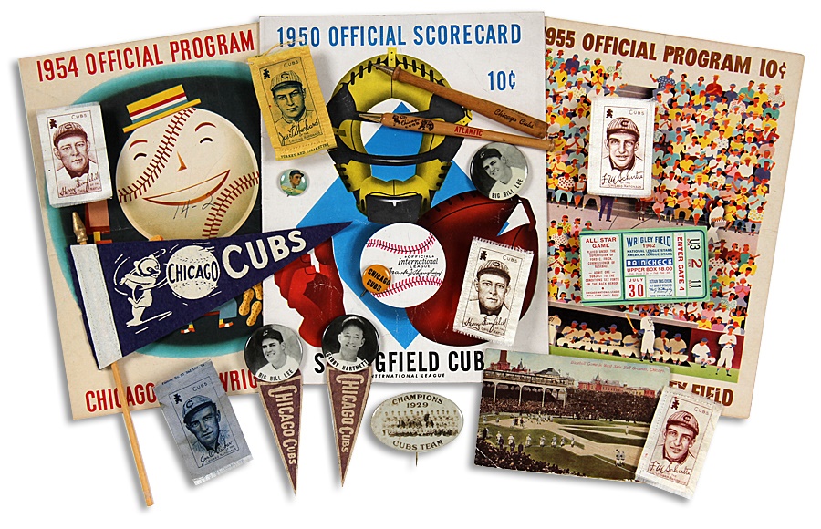 Chicago Cubs Memorabilia Collection