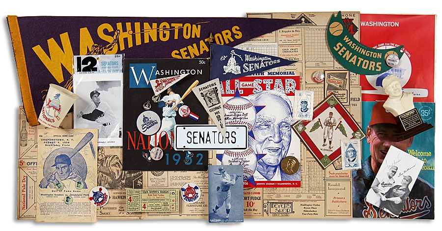 The Cooperstown Collection - Washington Senators/Nationals Memorabilia Collection