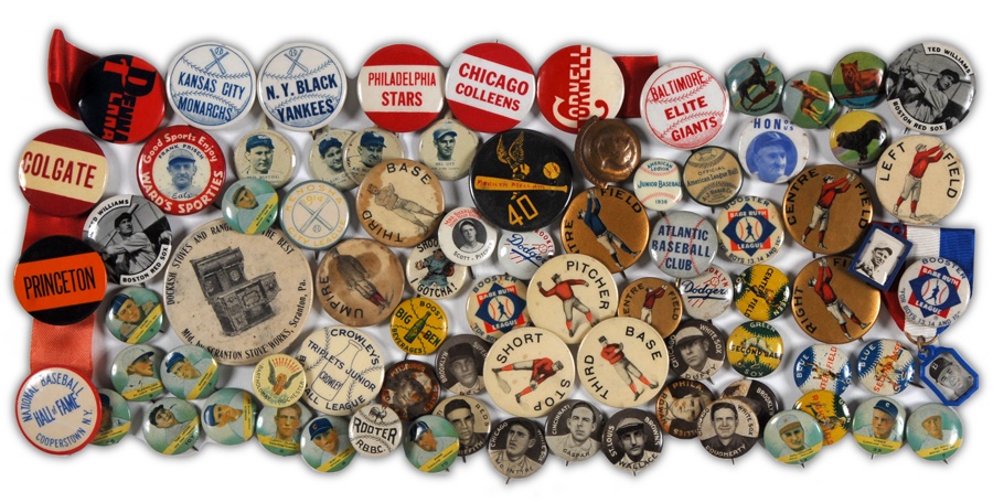 The Cooperstown Collection - Assorted Vintage Pinback Collection