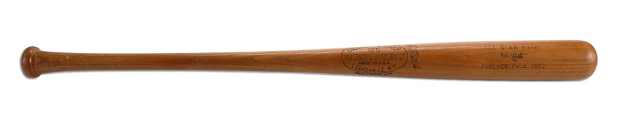 Baseball Equipment - 1952 Ed Yost All Star Game Used Bat