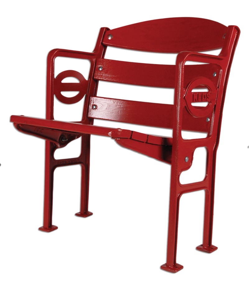 Baseball Memorabilia - Crosley Field Double Figural Seat