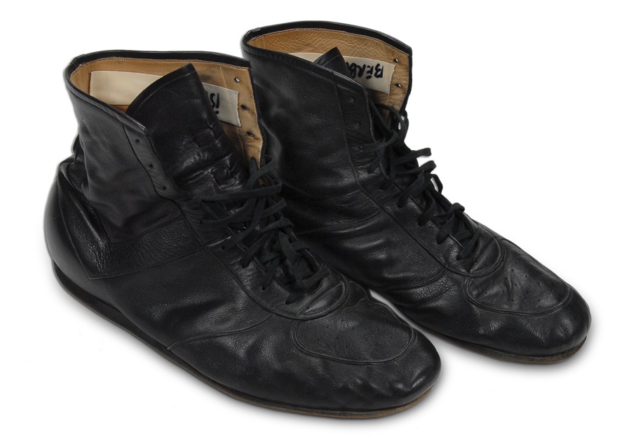The Steve Lott Boxing Collection - Mike Tyson's Fight Shoes - Trevor Berbick Match